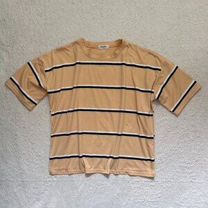 YesStyle Yellow Striped Tee